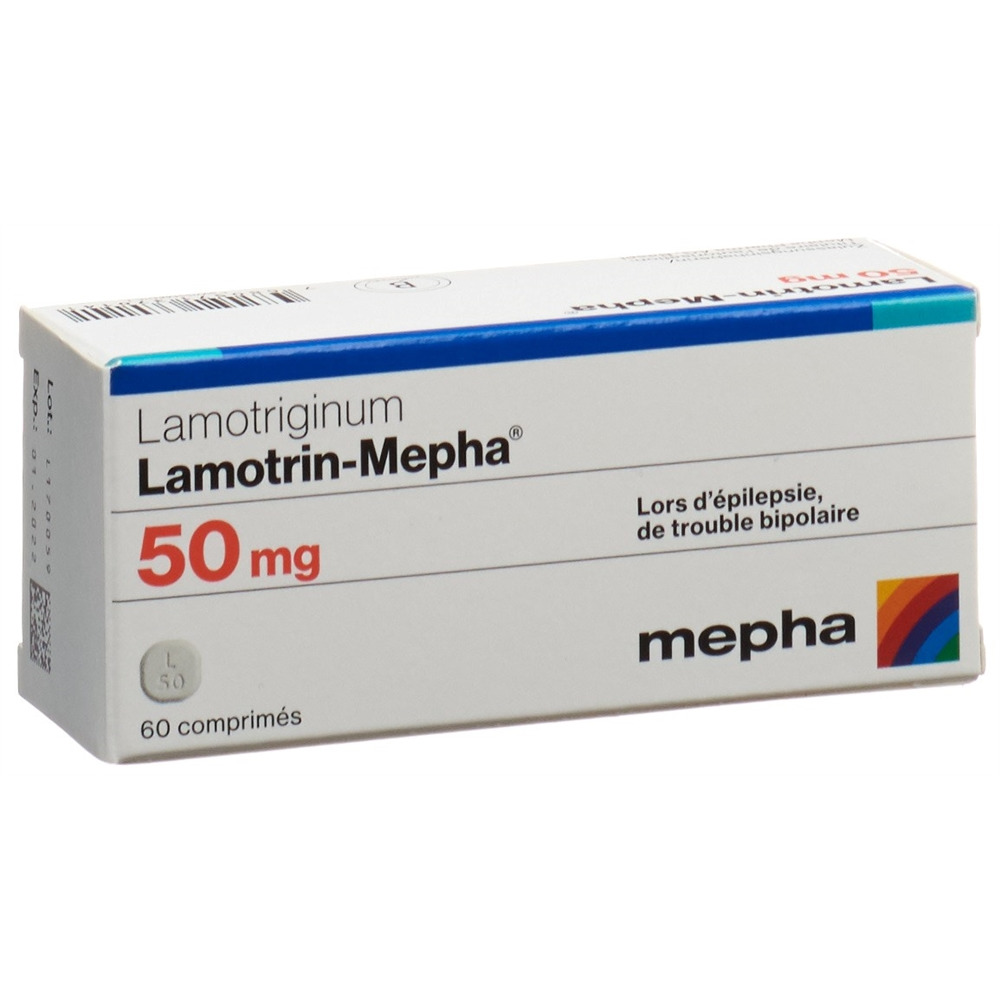 LAMOTRIN Mepha cpr disp 50 mg 60 pce