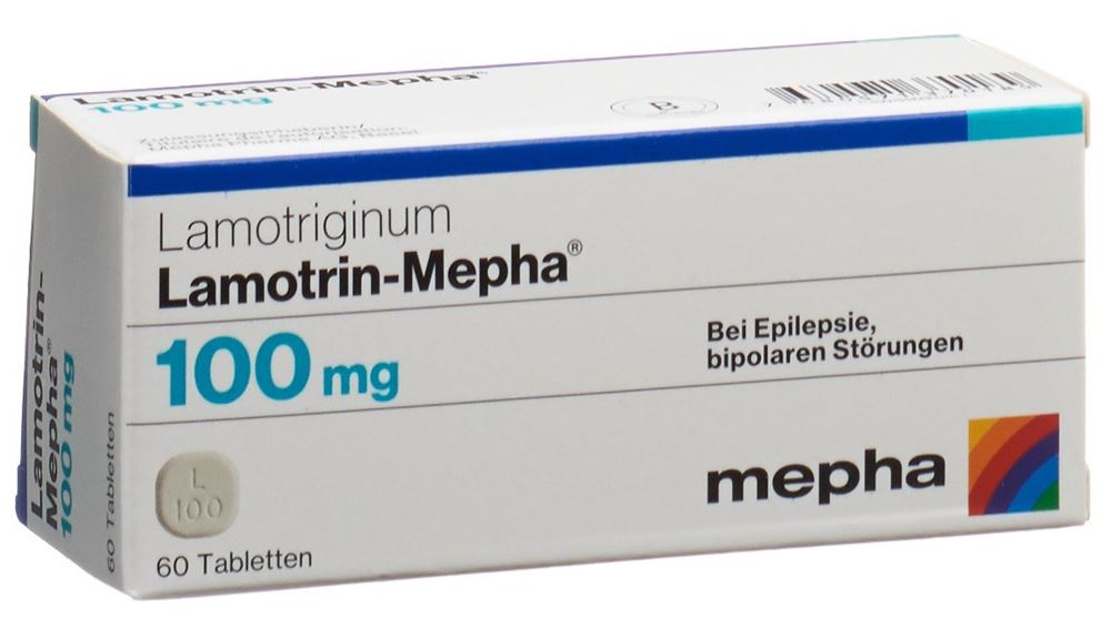 LAMOTRIN Mepha cpr disp 100 mg 60 pce