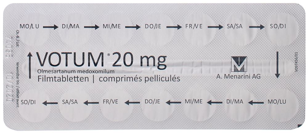 Votum 20 mg, Filmtabletten