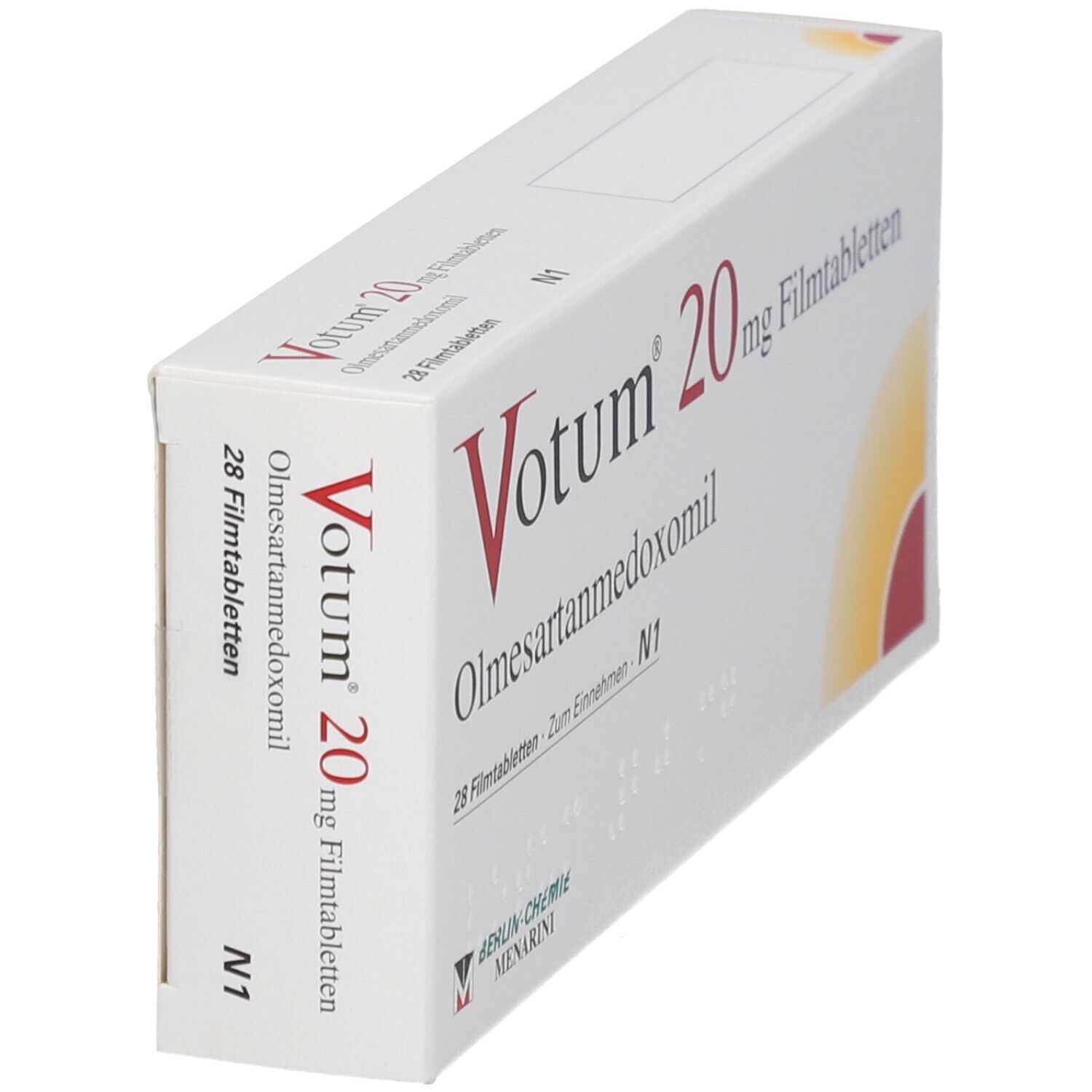 VOTUM cpr pell 20 mg 28 pce