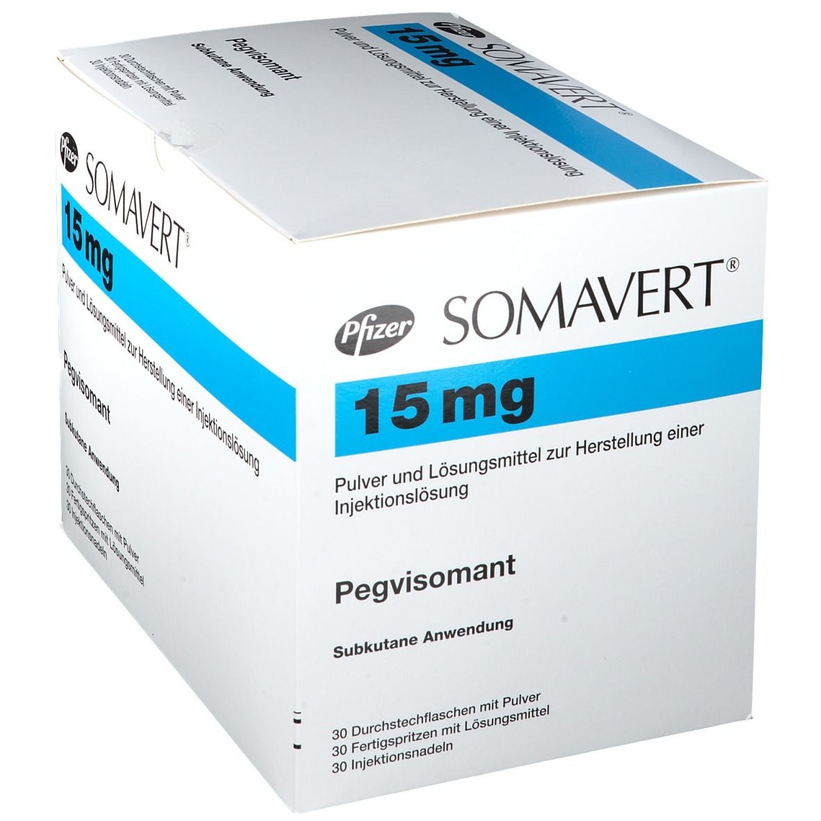 Somavert 15 mg, Pulver und Lösungsmittel zur Herstellung einer Injektionslösung
