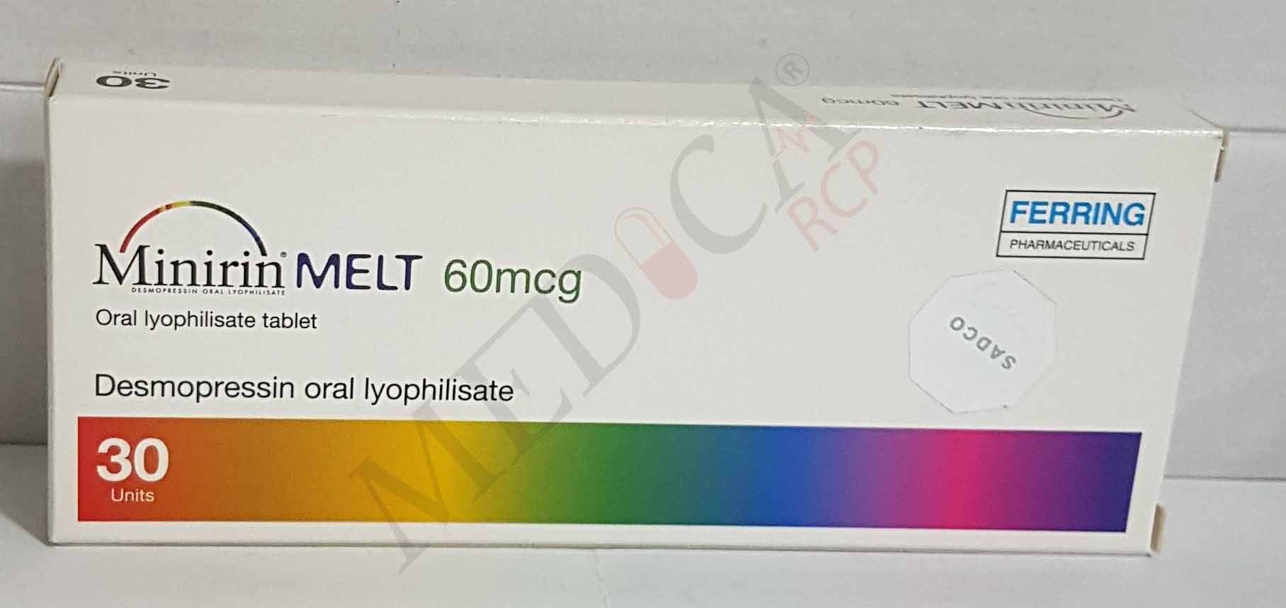 MINIRIN Melt cpr subling 60 mcg 100 pce