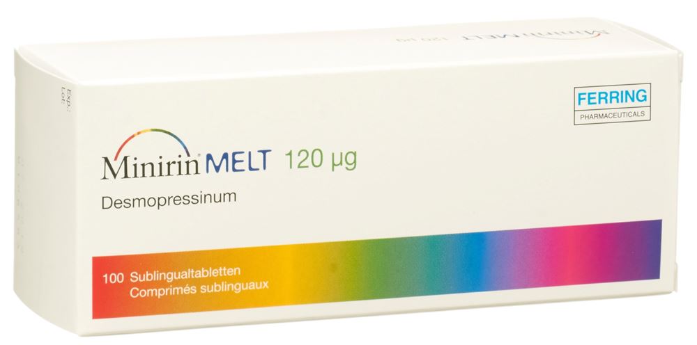 MINIRIN Melt cpr subling 120 mcg 100 pce