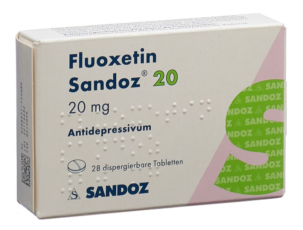 Fluoxetin Sandoz 20, dispergierbare Tabletten