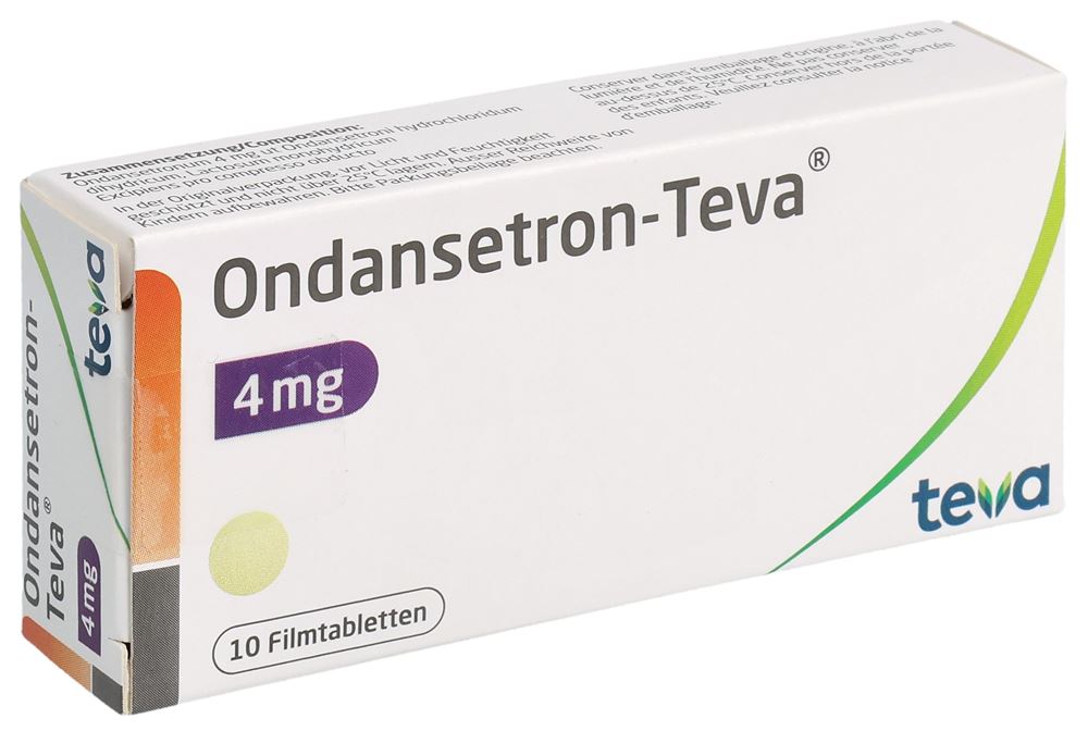 ONDANSETRON Teva cpr pell 4 mg 10 pce