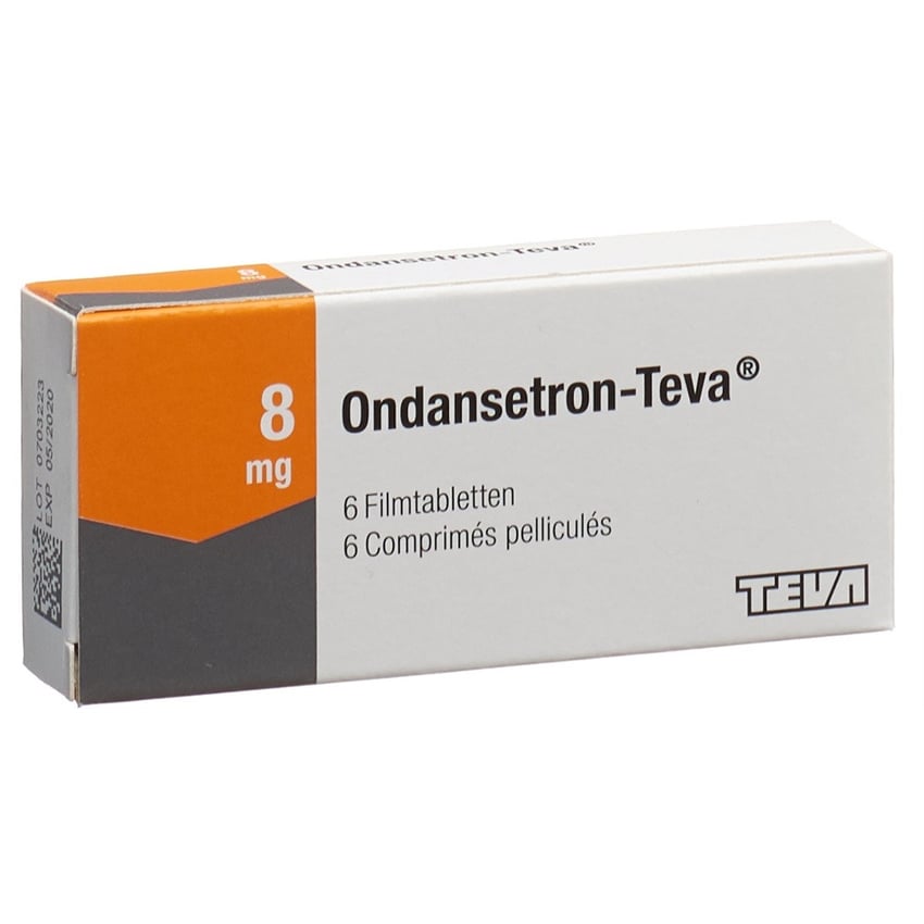 Ondansetron-Teva, 8 mg, Filmtabletten