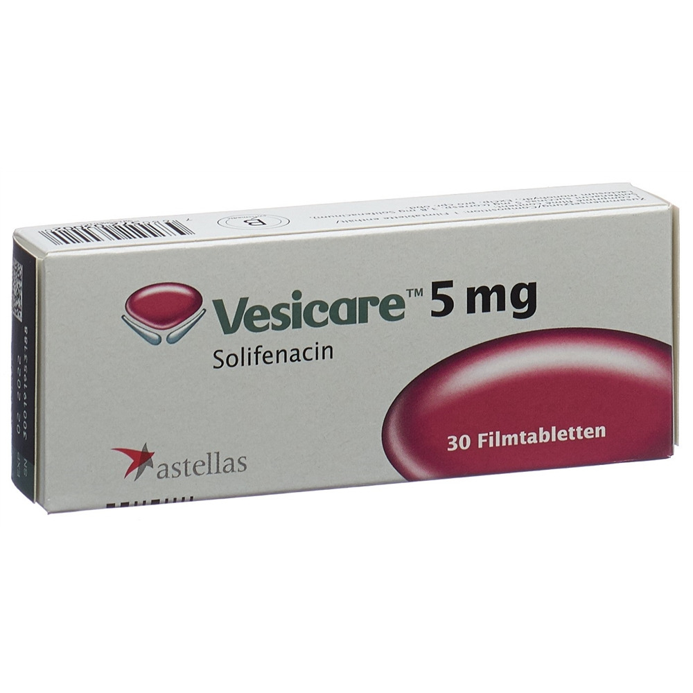 Vesicare 5 mg, Filmtabletten