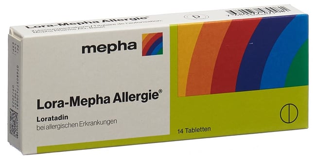 Loratin-Mepha 10, cpr 10 mg, 14 pce