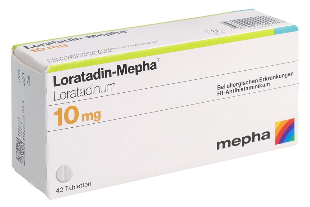 LORATADIN Mepha cpr 10 mg 42 pce
