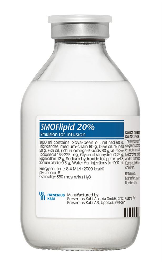 SMOFLIPID Emulsion pour perfusion 20% 10 x 250ml