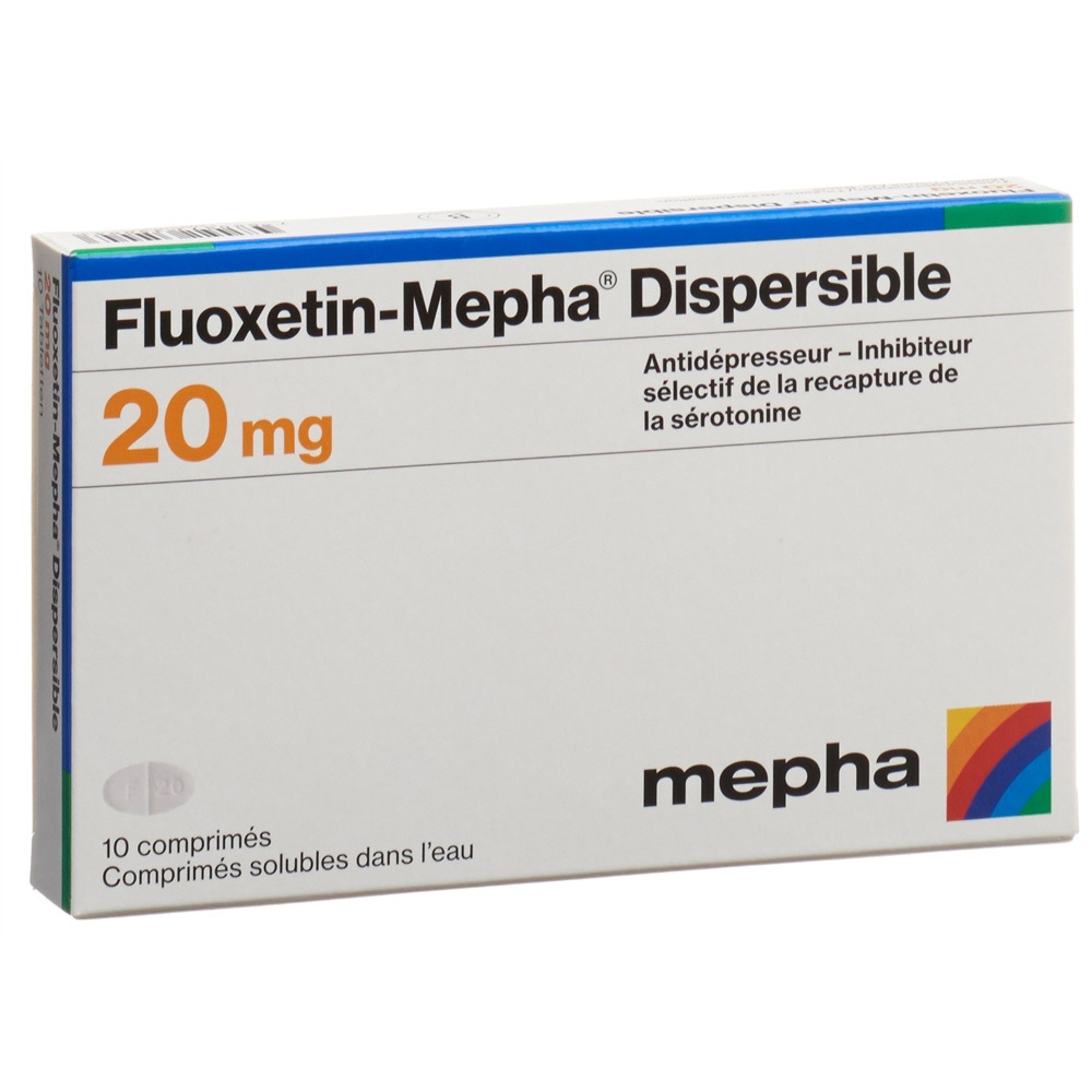 Fluoxetin-Mepha Dispersible 20 mg, Tabletten zur Herstellung einer Suspension zum Einnehmen