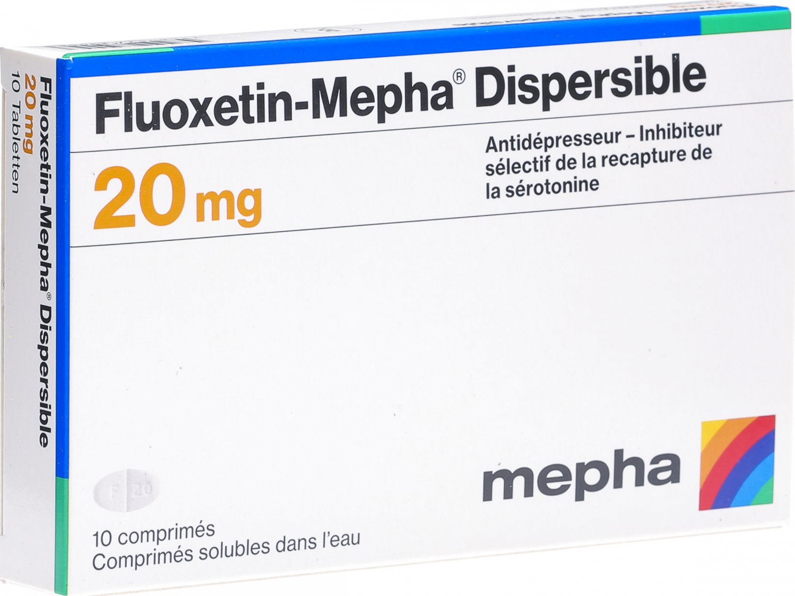 FLUOXETIN Mepha Dispersible cpr 20 mg 30 pce