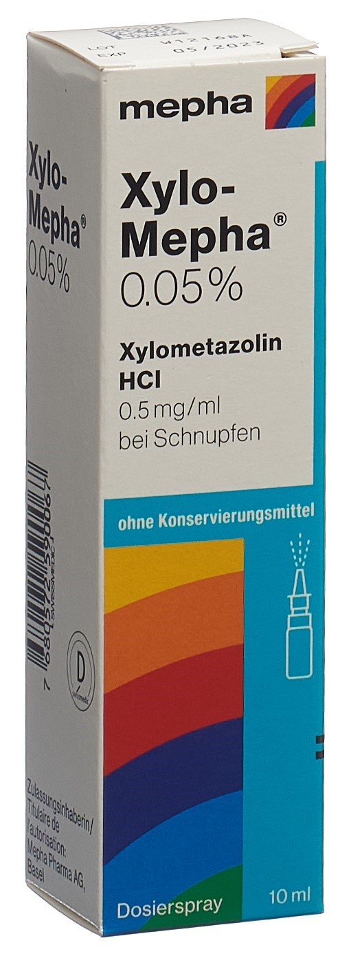 XYLO Mepha spray doseur 0.05 % enf fl 10 ml