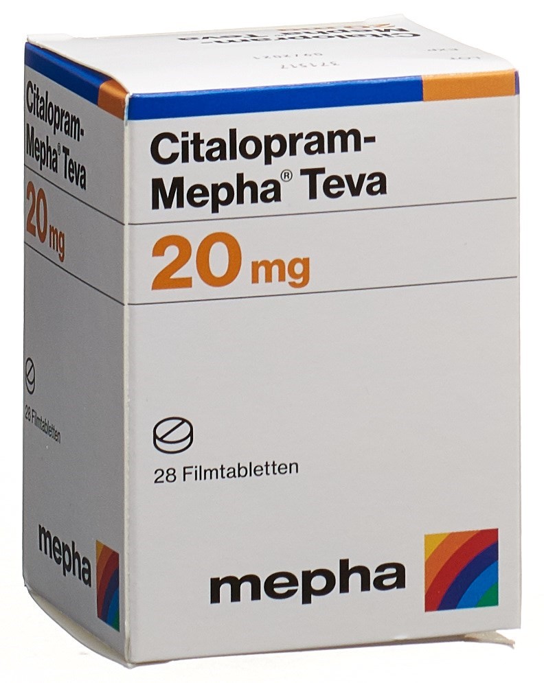 Citalopram-Mepha Teva 20 mg, Filmtabletten