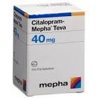 CITALOPRAM Mepha Teva cpr pell 40 mg bte 100 pce