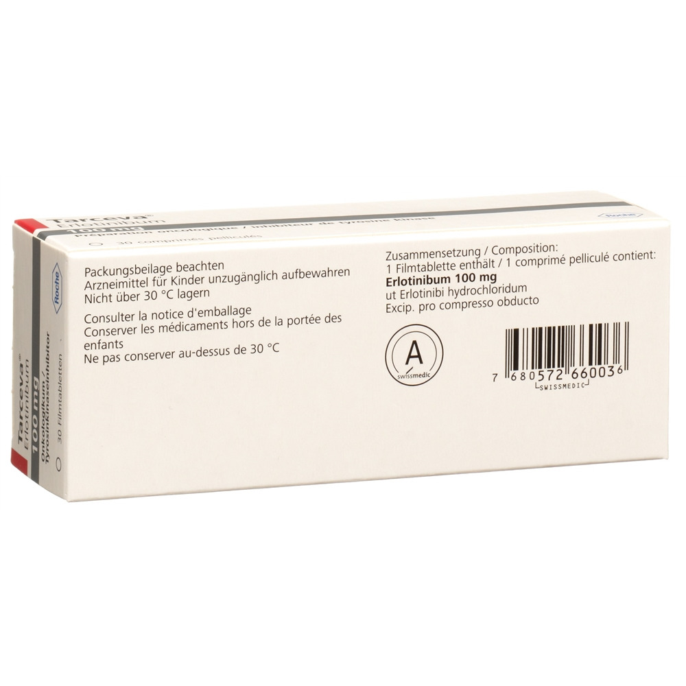 TARCEVA cpr pell 100 mg 30 pce