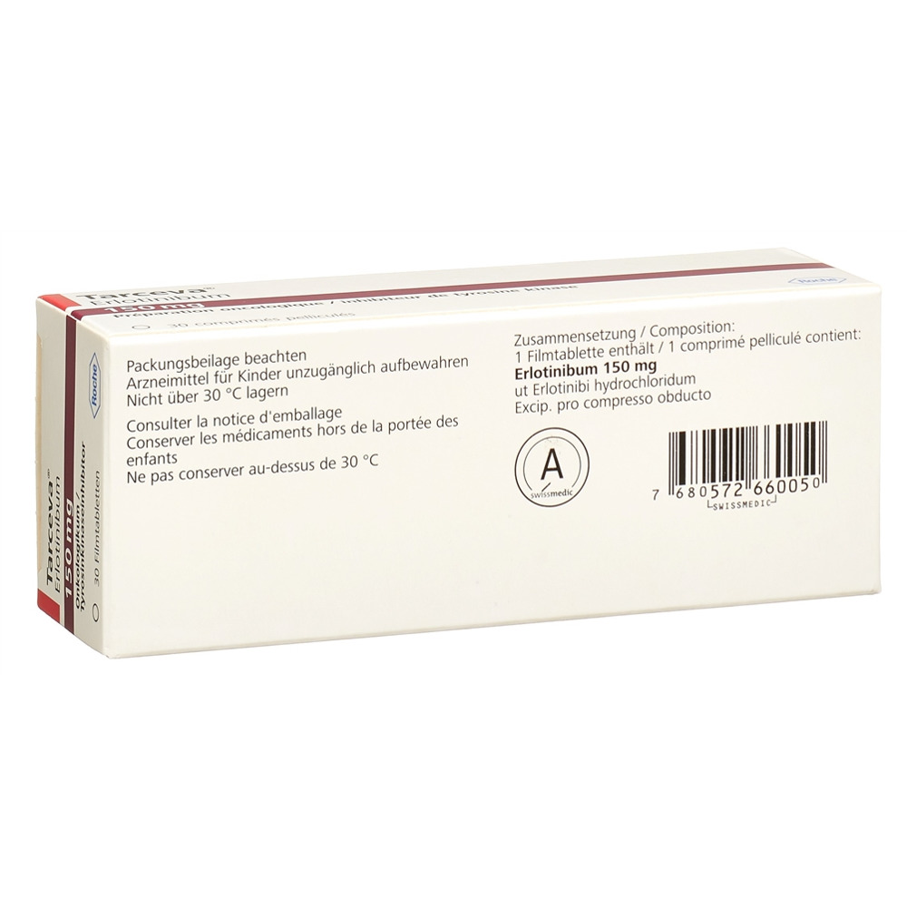 TARCEVA cpr pell 150 mg 30 pce