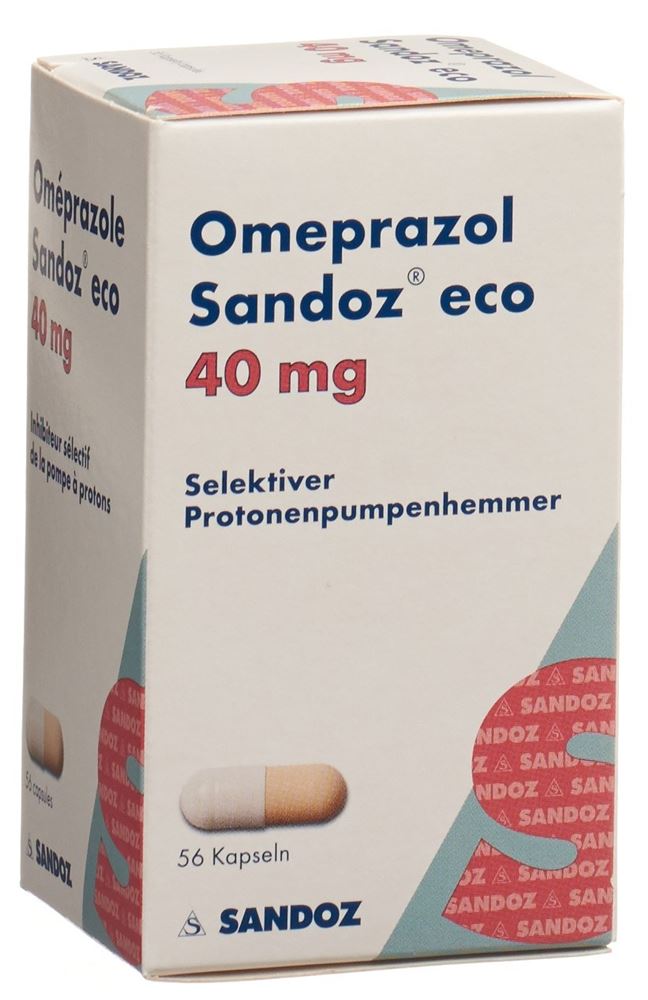 OMEPRAZOLE Sandoz eco caps 40 mg bte 56 pce