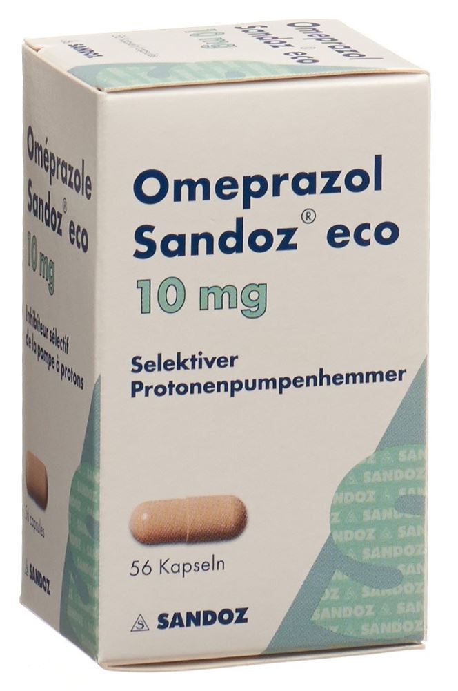 OMEPRAZOLE Sandoz eco caps 10 mg bte 56 pce