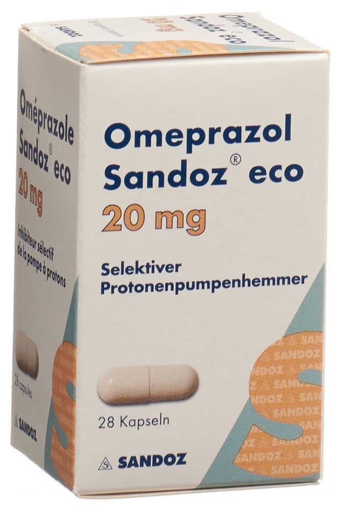 OMEPRAZOLE Sandoz eco caps 20 mg bte 28 pce