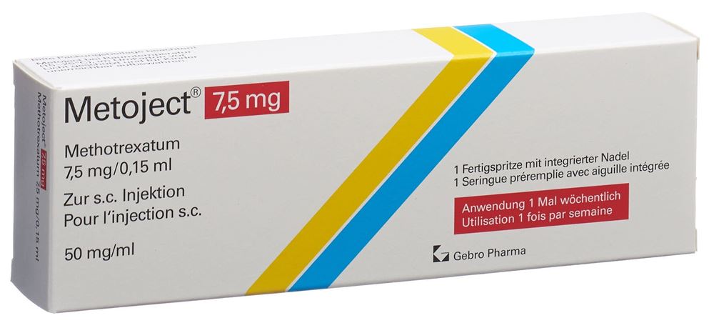 METOJECT sol inj 7.5 mg/0.15ml ser pré