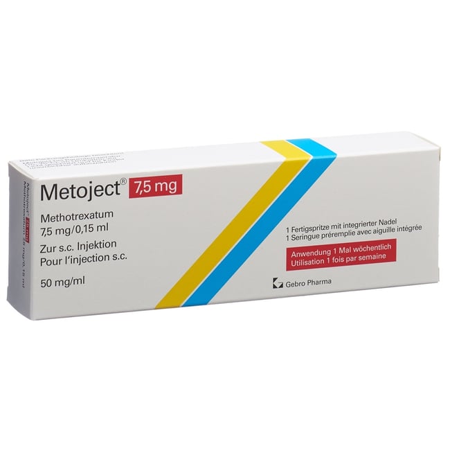 Metoject 7.5 mg, Injektionslösung