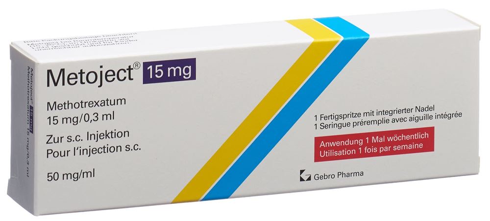 Metoject 15 mg, Injektionslösung