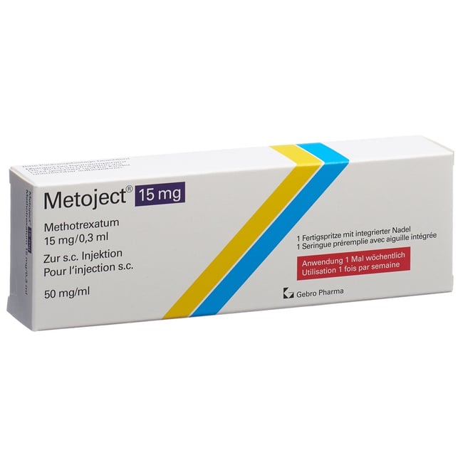 Metoject 15 mg, Injektionslösung