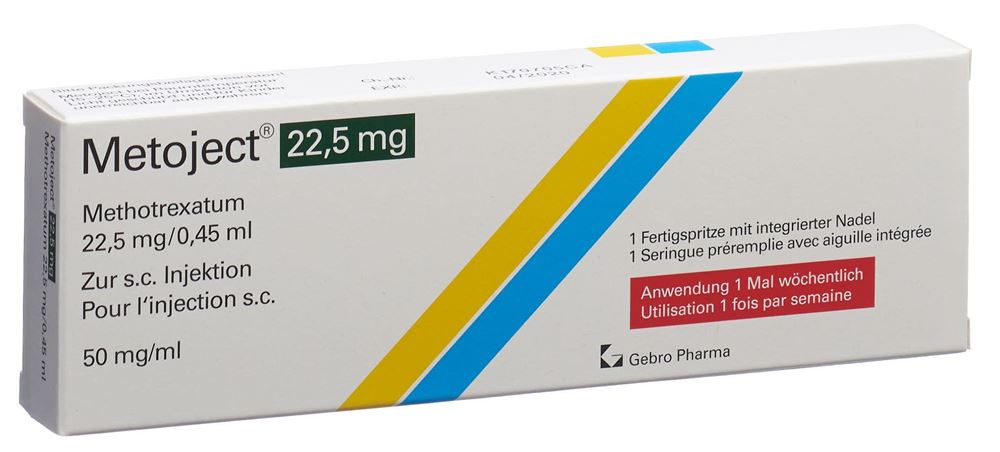 METOJECT sol inj 22.5 mg/0.45ml ser pré