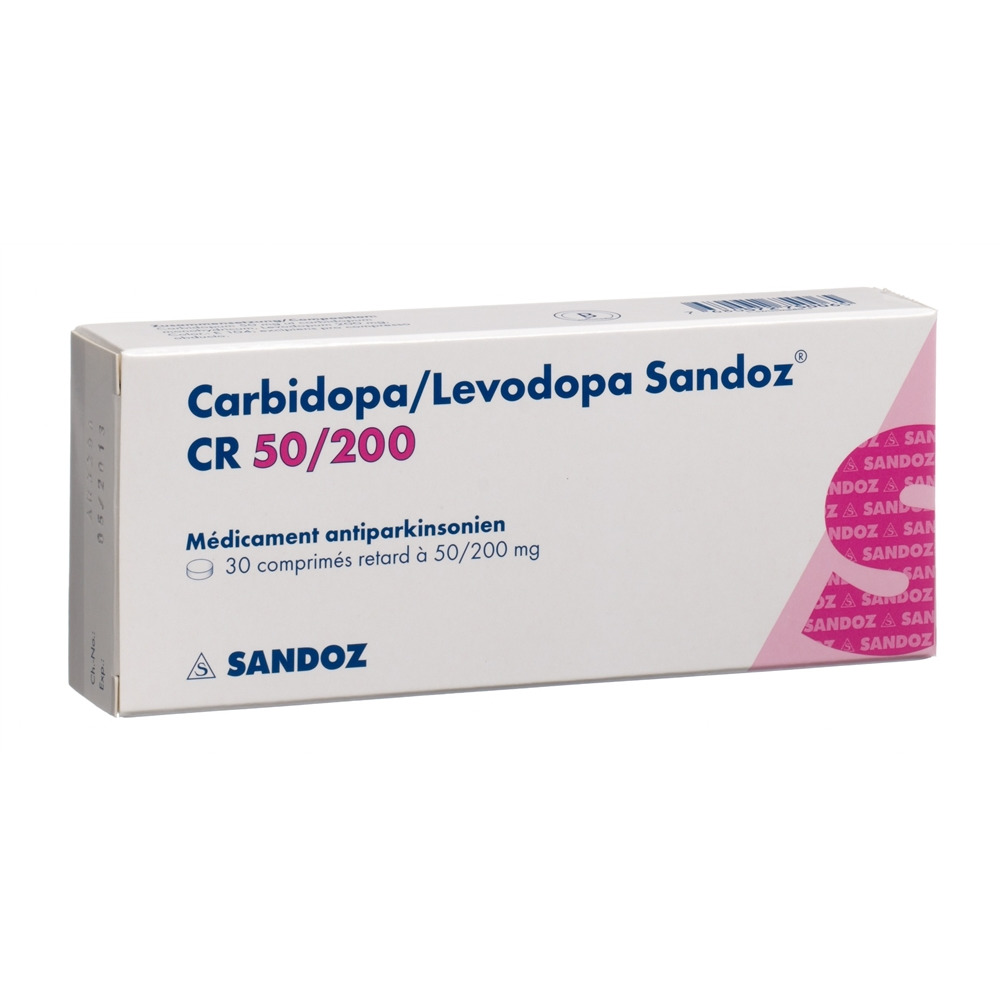 Carbidopa/Levodopa Sandoz CR 50/200, Retardtabletten
