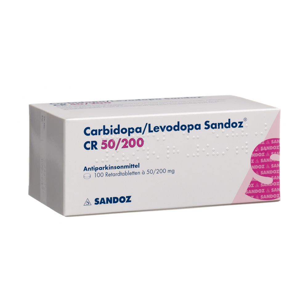 Carbidopa/Levodopa Sandoz CR 50/200, Retardtabletten