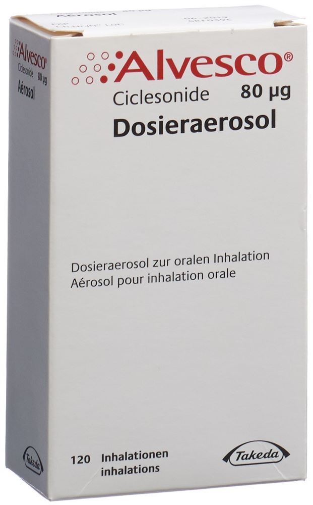 Alvesco 80 ug, Dosieraerosol