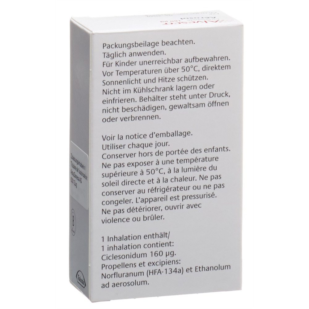 Alvesco 160 ug, Dosieraerosol