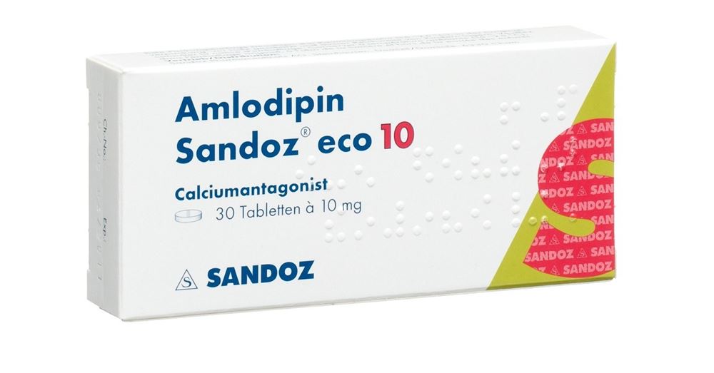 AMLODIPINE Sandoz eco cpr 10 mg 30 pce