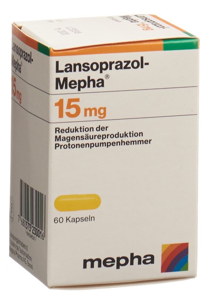 Lansoprazol-Mepha 15, Kapseln