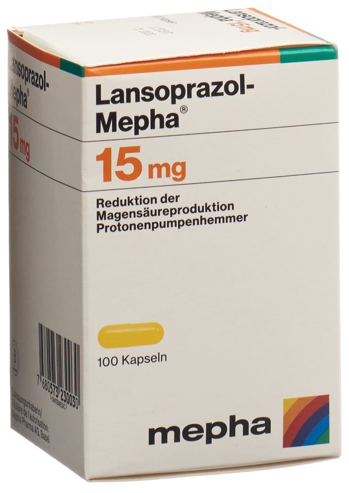 Lansoprazol-Mepha 15, Kapseln