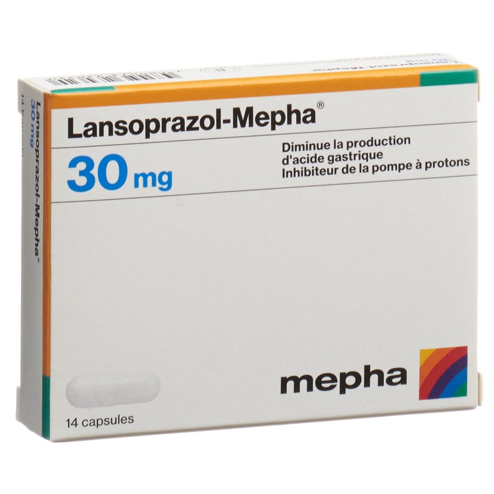 LANSOPRAZOL Mepha caps 30 mg 14 pce