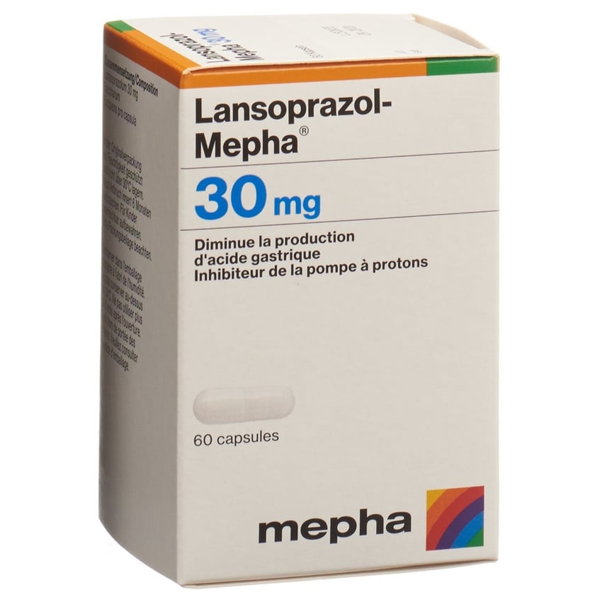 LANSOPRAZOL Mepha caps 30 mg 14 pce