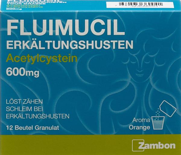 FLUIMUCIL toux grasse gran 600 mg 12 pce