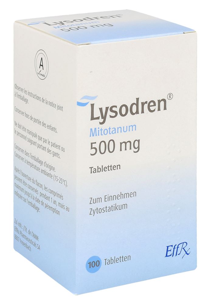 LYSODREN comprimés 500 mg fl 100 pce