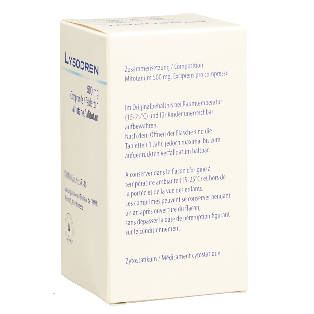 LYSODREN comprimés 500 mg fl 100 pce