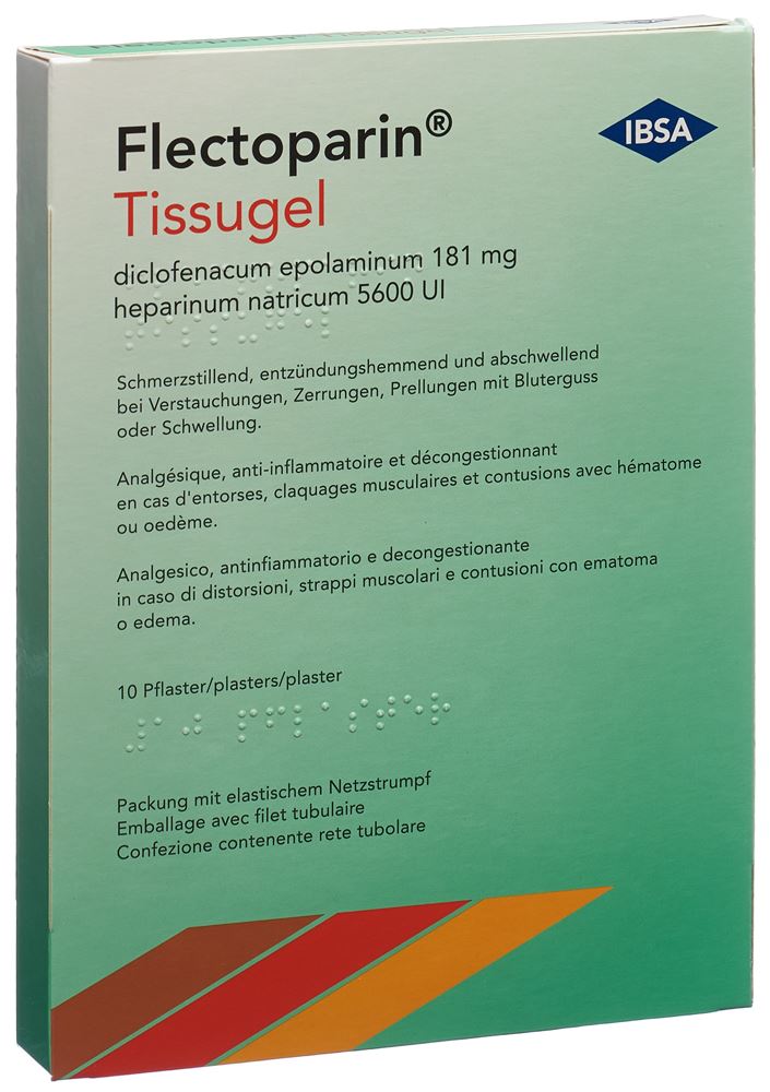 Flectoparin Tissugel, cerotto medicato