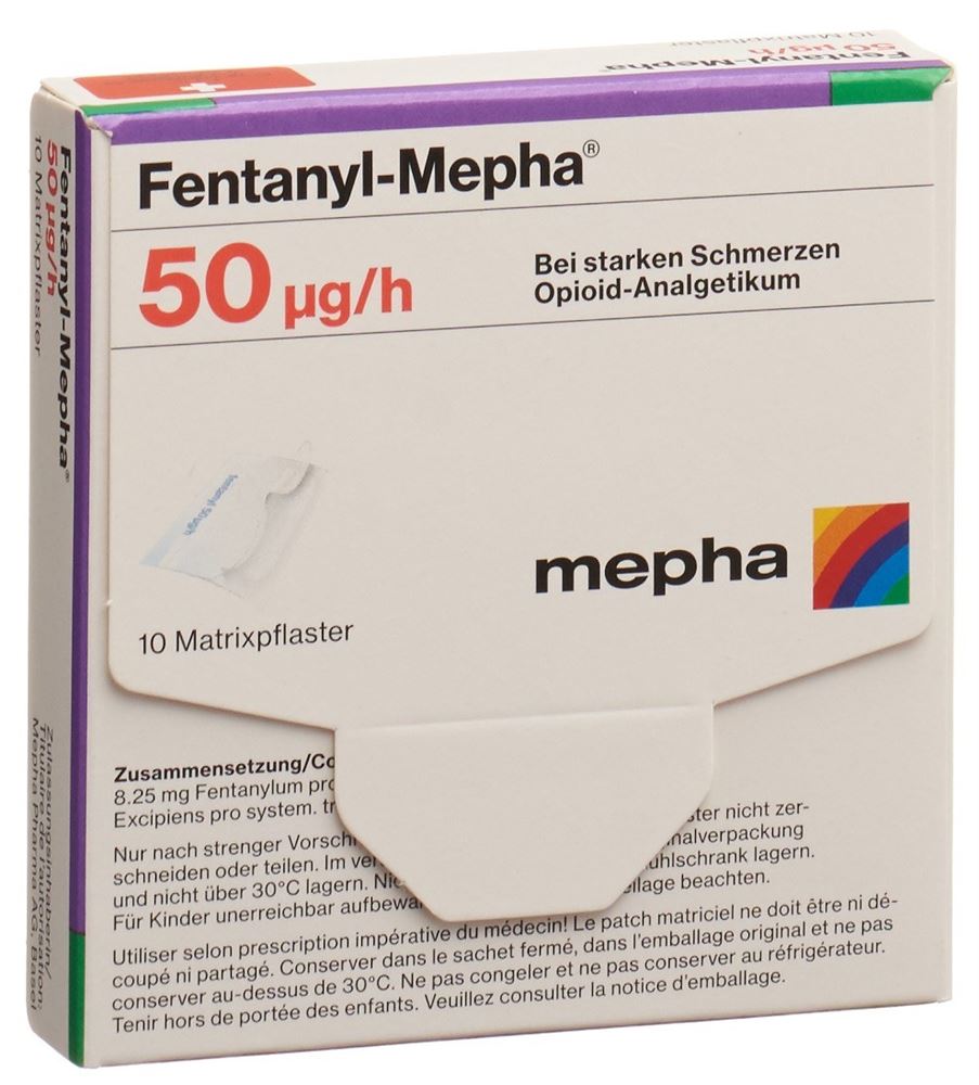 Fentanyl-Mepha 50, transdermale Pflaster