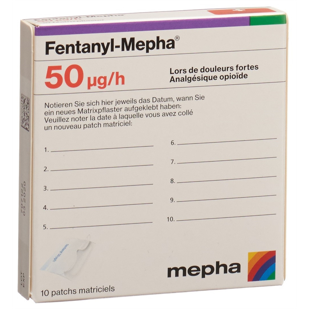 Fentanyl-Mepha 50, transdermale Pflaster