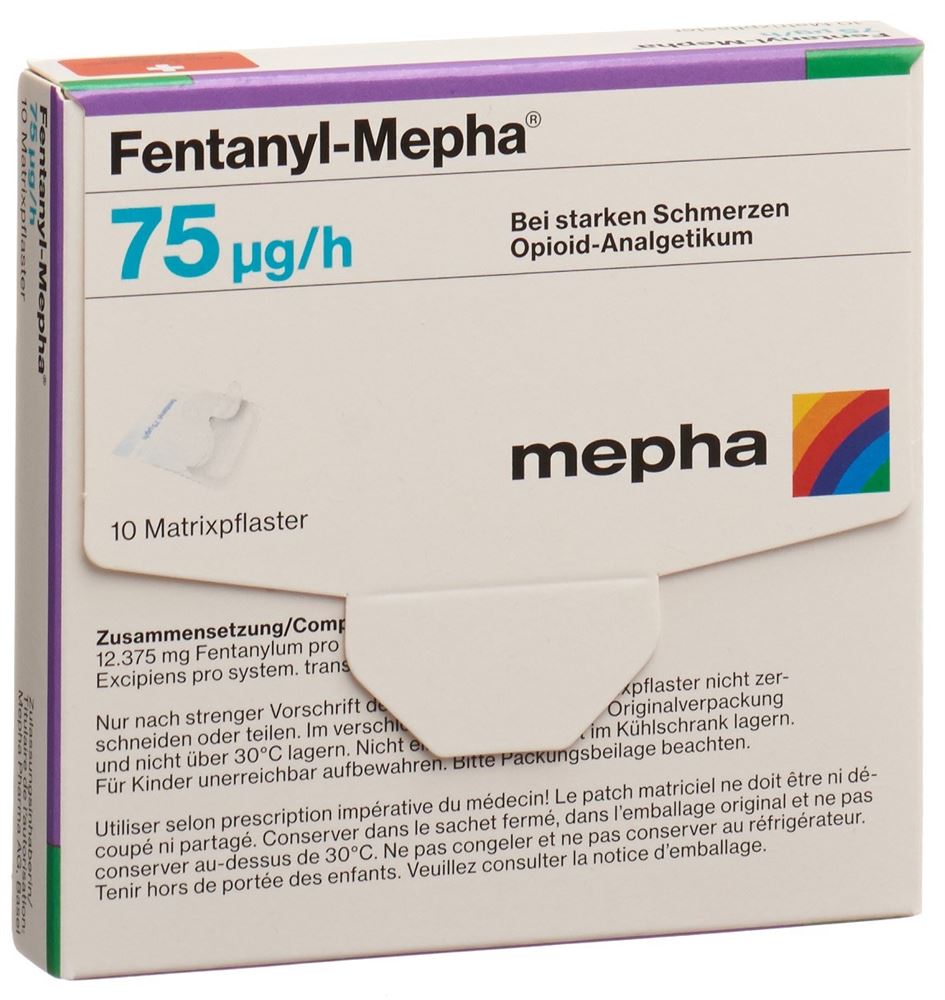 Fentanyl-Mepha 75, transdermale Pflaster