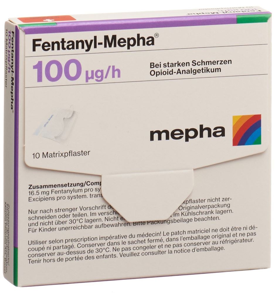 Fentanyl-Mepha 100, transdermale Pflaster