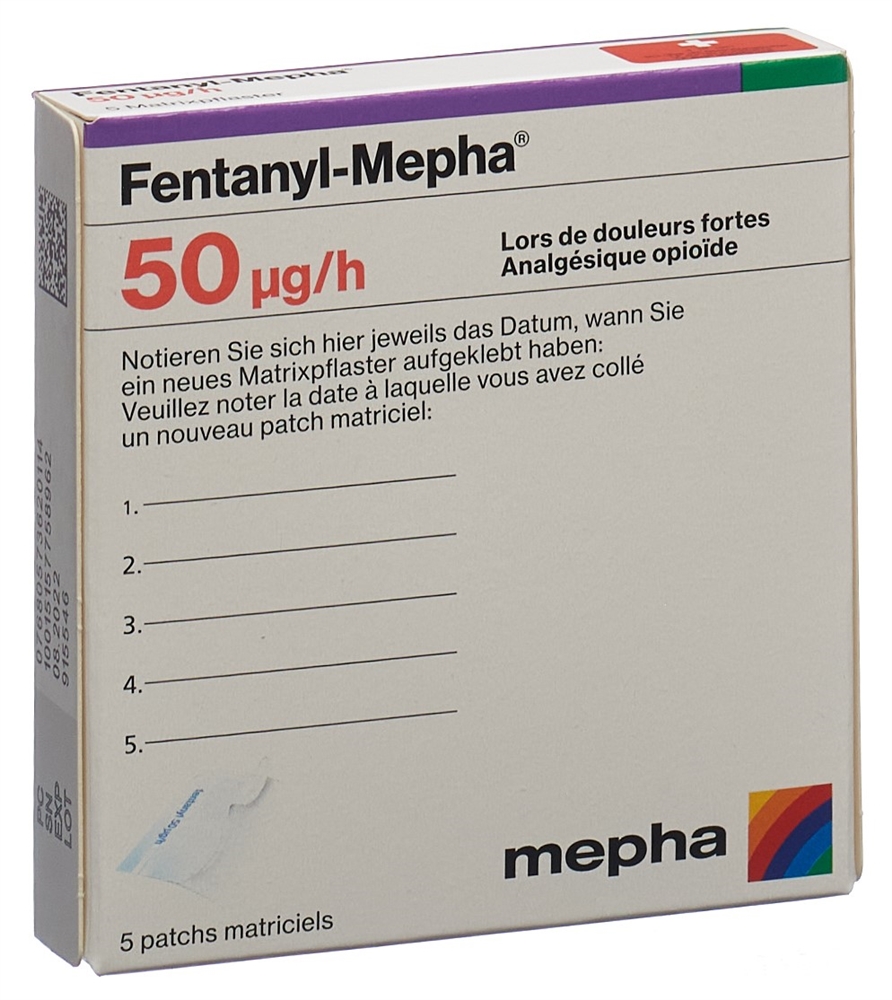 Fentanyl-Mepha 50, transdermale Pflaster