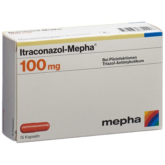 ITRACONAZOL Mepha caps 100 mg 15 pce