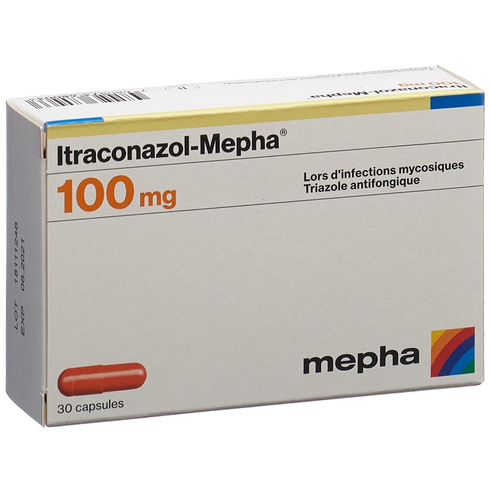 ITRACONAZOL Mepha caps 100 mg 30 pce