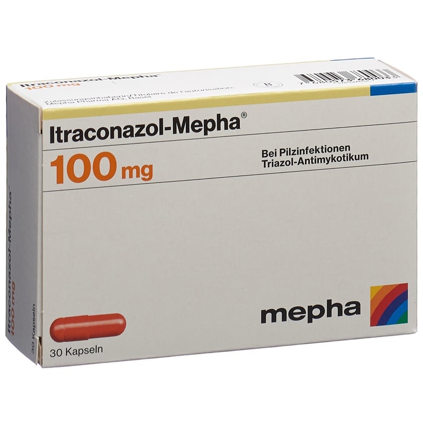 ITRACONAZOL Mepha caps 100 mg 30 pce